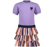 B.NOSY Meisjes jurk - Lilac. Maat 146/152