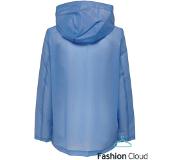 ONLY Lacacie Short Rain Jacket Provence BLAUW M