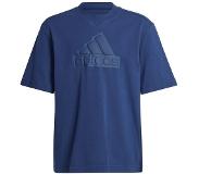 Adidas Fi Logo Short Sleeve T-shirt Blauw 11-12 Years Meisje