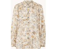 Second female Linaria semi-transparante blouse met print