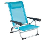 Bo Camp Deluxe Strandstoel Aluminium Blauw