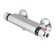 Plieger Verano douchekraan thermostatisch chroom