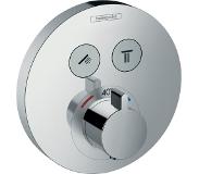 Hansgrohe inbouwmengkraan afbouwdeel showerselect s, chroom, met 2 stopkranen