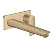 Hansgrohe Talis E afbouwdeel v. inbouw wastafelkraan met uitloop 22.5cm brushed bronze 71734140