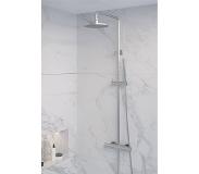Brauer Chrome Edition stortdoucheset - hoofddouche 20cm - staafhanddouche - chroom