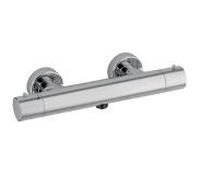Plieger Napoli douchekraan thermostatisch met koppelingen cool body chroom CPL87155CR