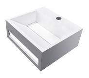 Wiesbaden Fontein Wiesbaden Julia 30x28x12,5 cm Solid Surface Mat Wit