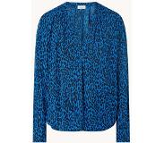 Zadig & Voltaire Tink crincle blouse met luipaard print