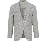 Corneliani Colbert Heren Grijs ruit | Maat: 52 | wol