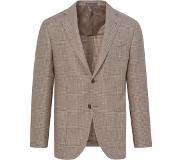 Corneliani Colbert Heren Bruin ruit | Maat: 50 | wol