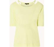 Claudia Sträter T-shirt met cut-out detail