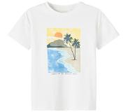 Name It Kids NKMHALVIN SS TOP Bright White 122/128