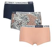 Vingino Hipster G-SO23-9 DOT FLOWER 3 PACK Meisjes Onderbroek - Maat 134/140
