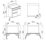 Smeg Fornuis TR93IP2
