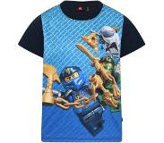 Lego Wear Ninjago 3 figuren Blauwe Jongens Tshirt Lwtaylor 329 - 116