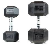 PROUD Hexa Dumbbell Set 10-50kg - PROUD - 17 Paar - Totaal 1020 kg