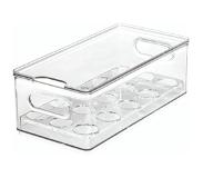 IDesign Opbergbox voor Eieren iDesign The Home Edit Transparant (30,5 x 15,2 cm)