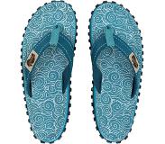 Gumbies Islander Flip-Flop - Turquoise Swirls [UK 6 | EU 39]