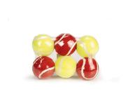 Beeztees Tennisbal Rood - Geel Ø 6,5 Cm 6 Stuks