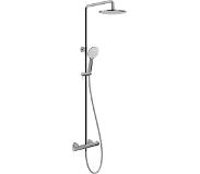 Linie Neptunus opbouw regendoucheset thermostatische kraan chroom