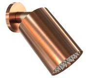 Blaufoss Luxor 90 Hoofddouche rond 14 cm x 9 cm met wand douchearm brushed rosegold