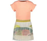 Like Flo Meisjes jurk fancy plisse - Beach. Maat 122