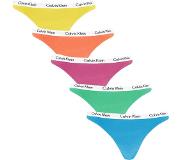 Calvin Klein dames 5P strings this is love multi BNG - S