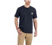 Carhartt T-Shirt Carhartt Men Workwear Pocket S/S Navy-XS