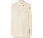 Marc O'Polo Blouse van linnen met borstzak