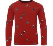 Common Heroes Jongens shirt AOP - Rood. Maat 134/140