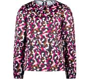 B.NOSY Meisjes blouse fancy kraag - Something leo AOP. Maat 104