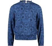 B.NOSY Meisjes blouse - Great bloemen AOP. Maat 116