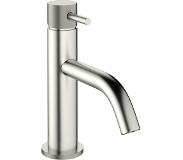 Crosswater MPRO Wastafelkraan - geribbeld - RVS geborsteld PRO110DNV_K