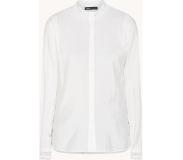Expresso Blouse long sleeve lace neck a