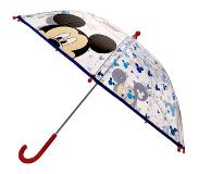Disney Mickey Mouse Kinderparaplu - Transparant - D73 Cm - Paraplu's
