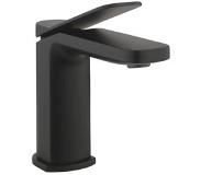 Crosswater Glide II Wastafelkraan opbouw - laag - hendel - mat zwart GD110DNM