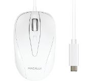 Macally Turbo Optische USB-C muis Wit