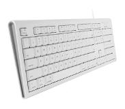 Macally QKEY bedraad Qwerty USB toetsenbord Wit