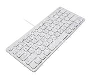 Macally SLIMKEY Slim bedraad USB toetsenbord Wit