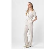 Sissy-Boy Beige linnen straight leg jumpsuit | Maat: M