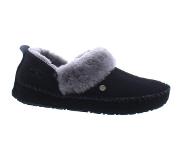 Warmbat Barrine Zwarte Pantoffels Daim 39