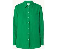 Marc O'Polo Blouse van linnen met borstzak