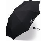 Happy Rain - Mini paraplu met UV bescherming - Handmatig - Zwart - maat Onesize