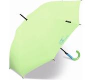 Happy Rain - Lange paraplu met UV bescherming - Automatisch - Groen - maat Onesize