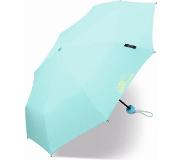 Happy Rain - Mini paraplu met UV bescherming - Handmatig - Blauw - maat Onesize