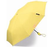 Happy Rain - Mini paraplu met UV bescherming - Automatisch - Geel - maat Onesize
