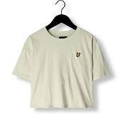 Lyle & Scott Meisjes Tops & T-shirts Boxy Ss W/b Lenght Tee - Groen - Maat 170/176