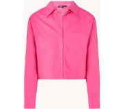 Maje Celi cropped blouse met borstzak
