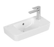 Villeroy & Boch o.novo compact fontein met kraangat rechts en overloop 50 x 25 cm, wit alpin