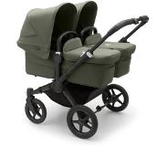 Bugaboo Duo kinderwagen Donkey 5 Twin Complete Black/Forest Green